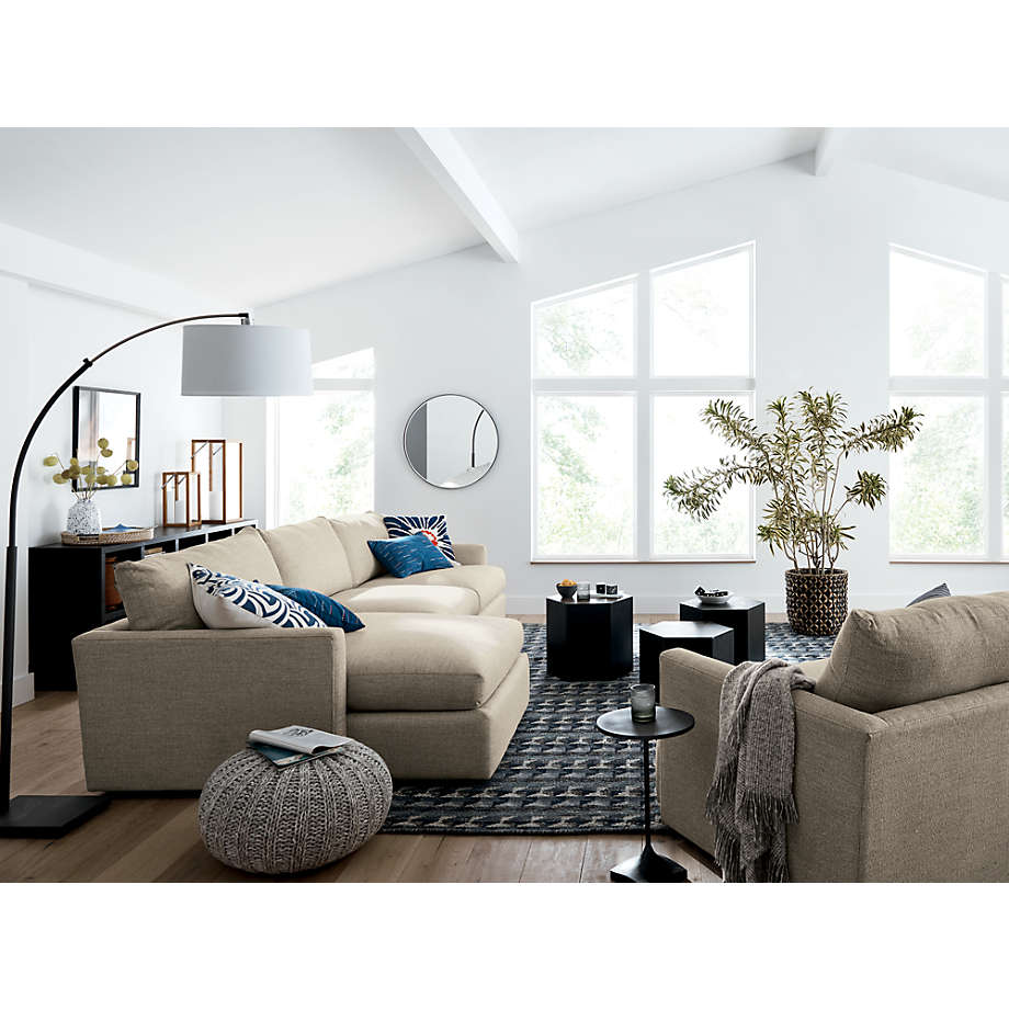 Dexter Arc Floor Lamp with White Shade thumbnail 4