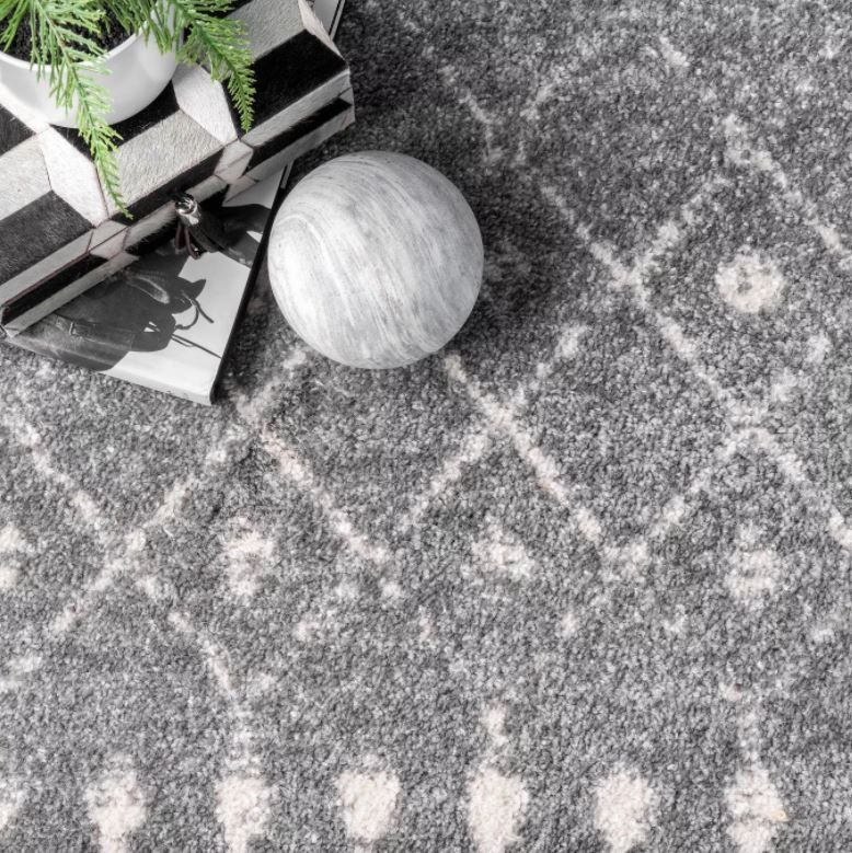 Abstract Loomed Area Rug-5'x7'5" thumbnail 2