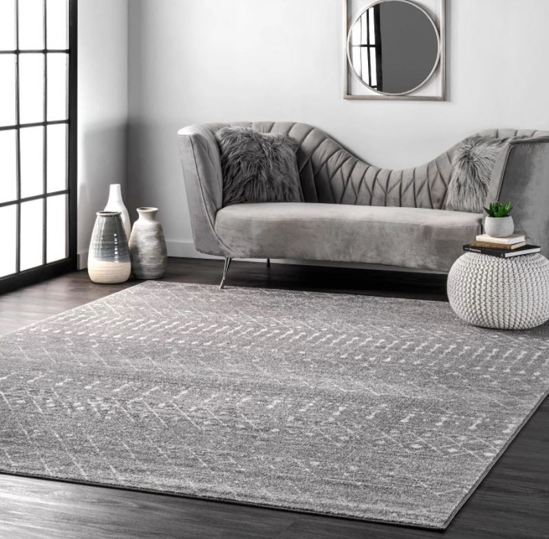 Abstract Loomed Area Rug-5'x7'5" thumbnail 3