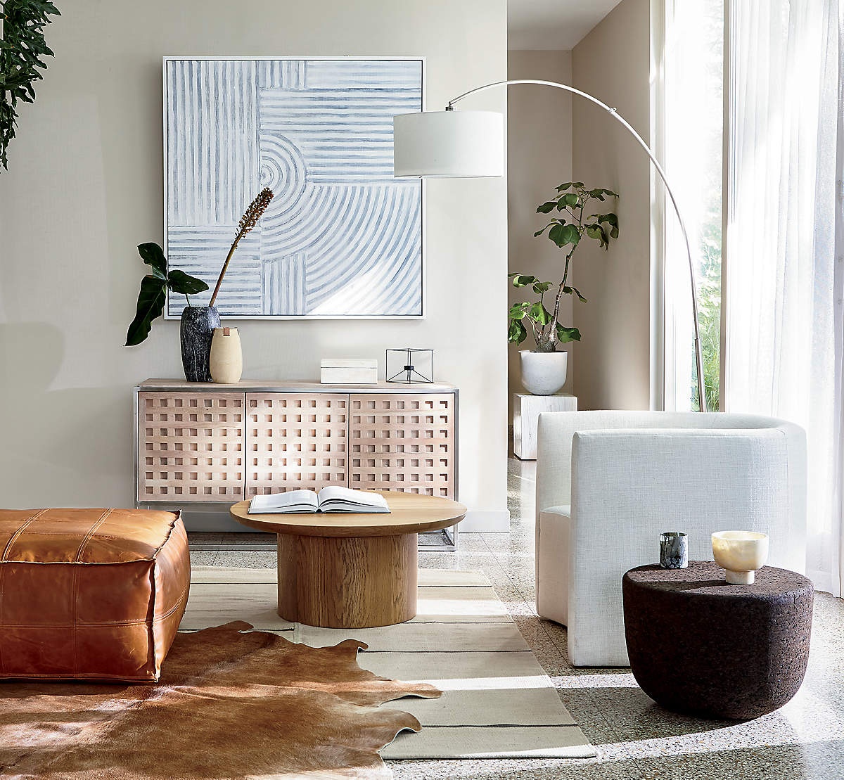 BIG DIPPER ARC BRUSHED NICKEL FLOOR LAMP thumbnail 4