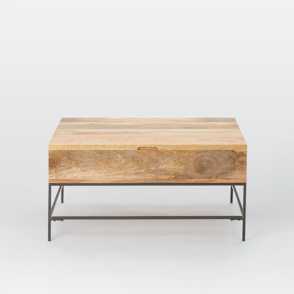 Industrial Storage Pop Up Coffee Table thumbnail 2