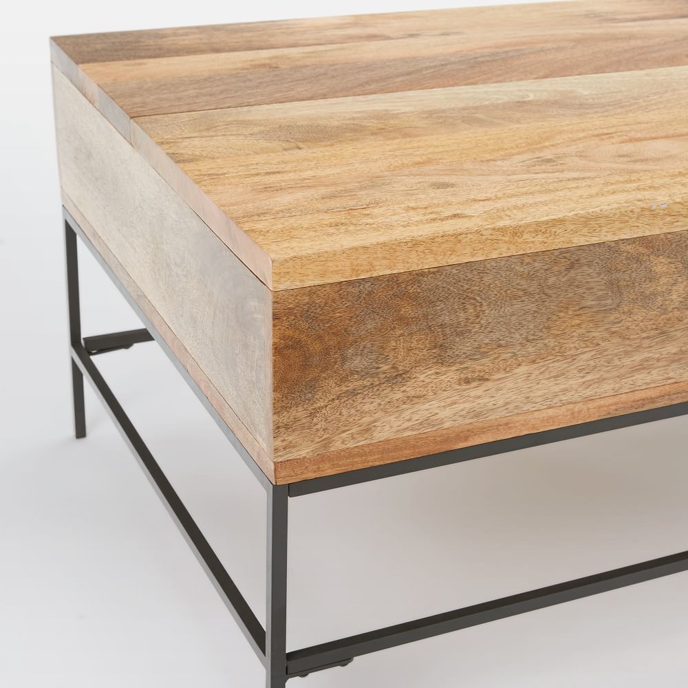 Industrial Storage Pop Up Coffee Table thumbnail 3