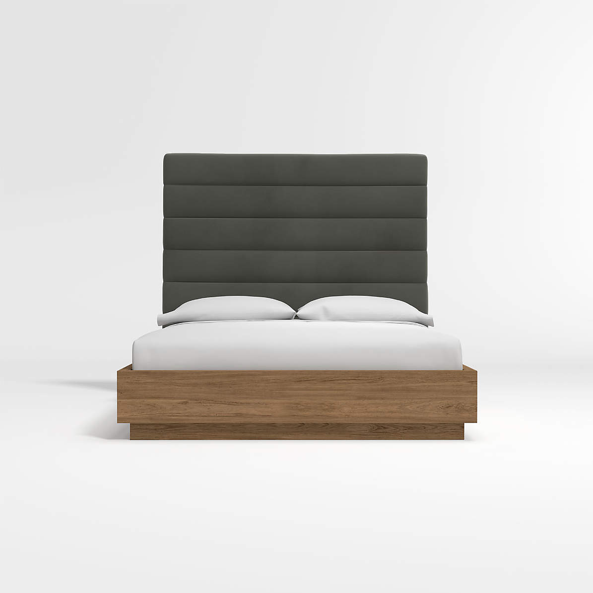 Danielle with Batten Plinth Base Fog Headboard-King thumbnail 3