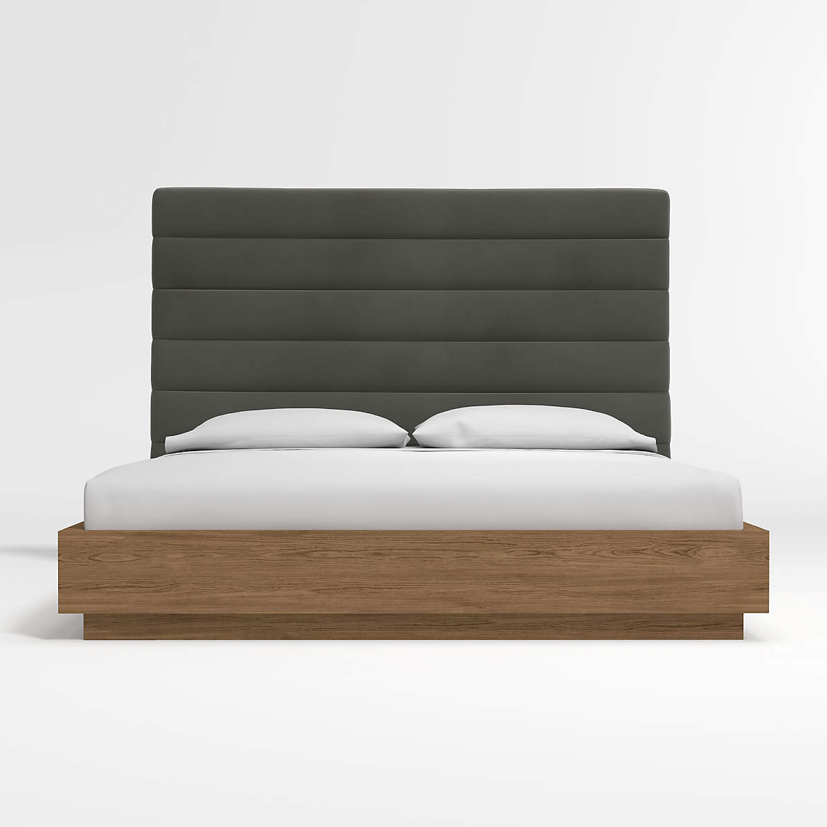 Danielle with Batten Plinth Base Fog Headboard-King thumbnail 4