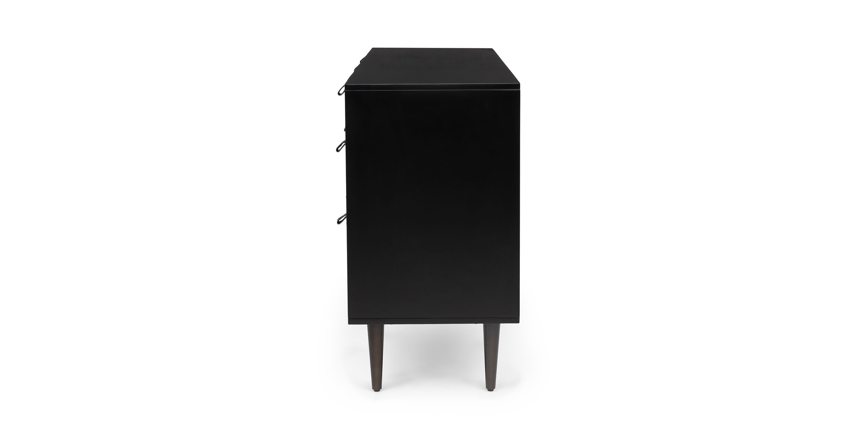 Envelo Black / Walnut 6 Drawer Double Dresser thumbnail 4