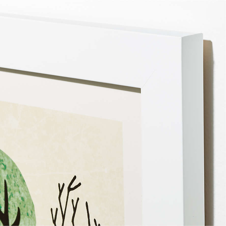 Happy Trees Framed Wall Art With Frame thumbnail 3