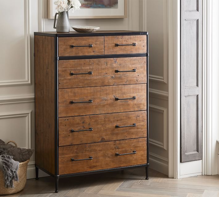 Juno Reclaimed Wood Drawer Tall Dresser thumbnail 4