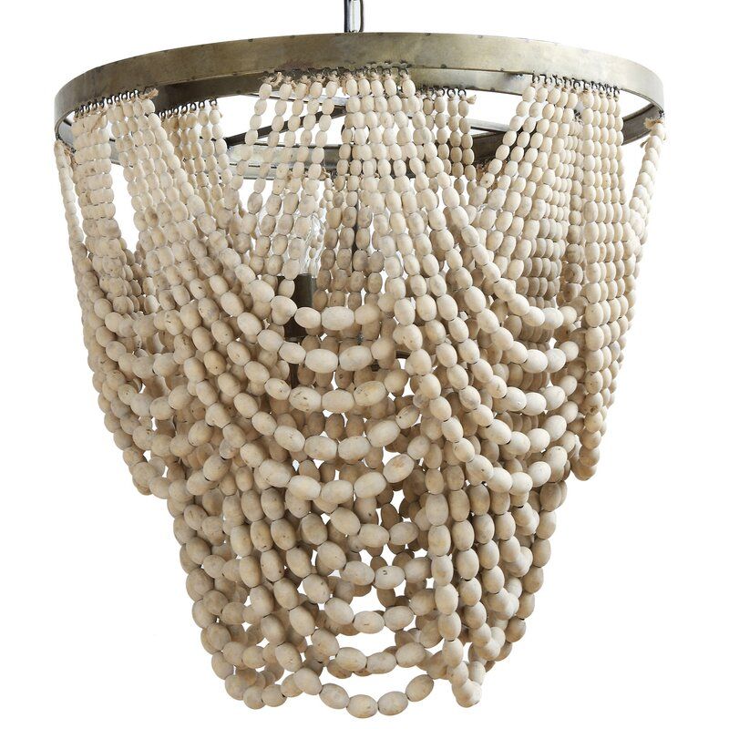Hatfield Light Unique Tiered Chandelier with Beaded Accents thumbnail 4