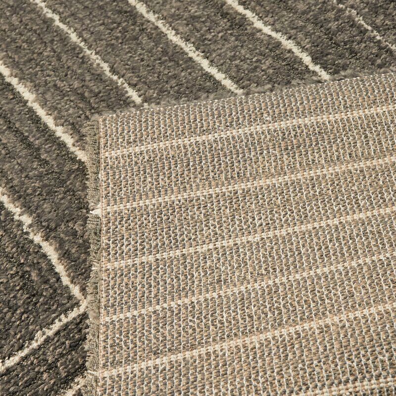 Joyce Geometric Charcoal Area Rug thumbnail 3