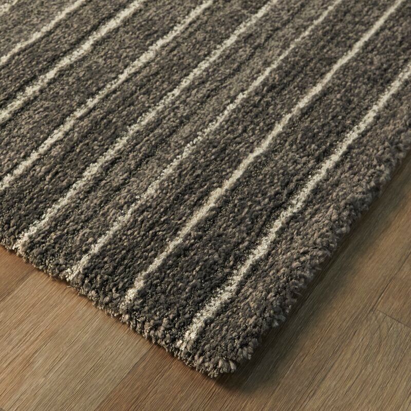 Joyce Geometric Charcoal Area Rug thumbnail 4