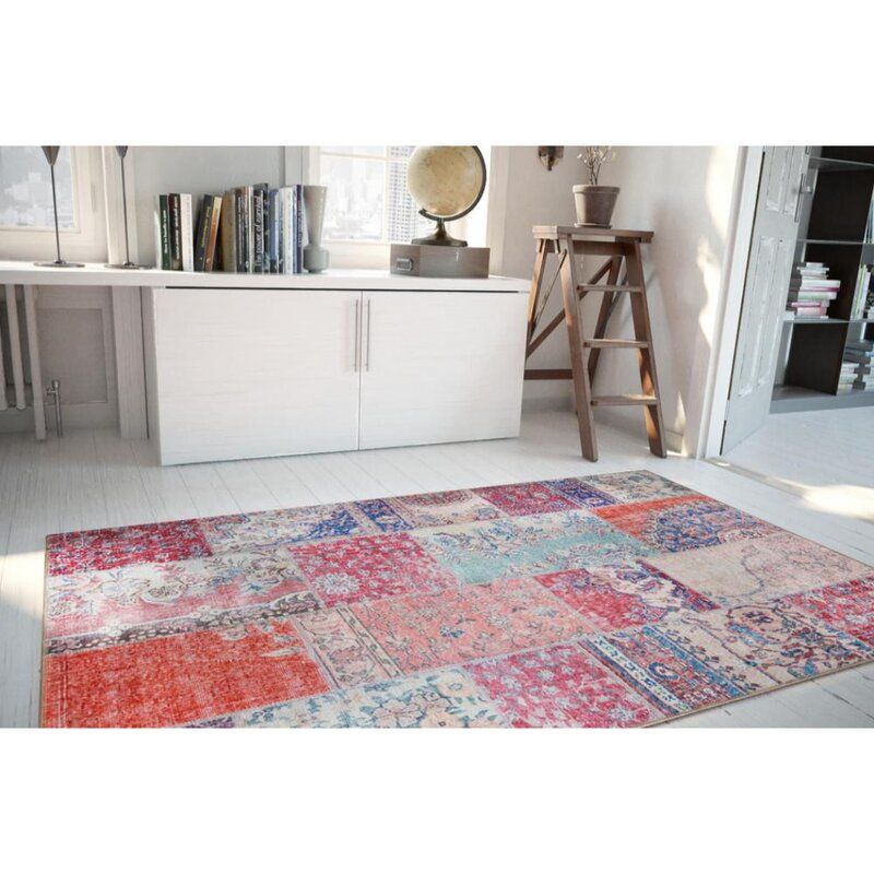 Emerado Patchwork Cotton Indoor Outdoor Area Rug-7'x10' thumbnail 2