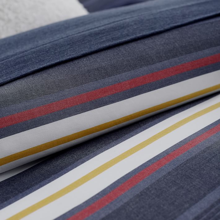 Bowline Stripe Organic Duvet Cover & Sham thumbnail 2