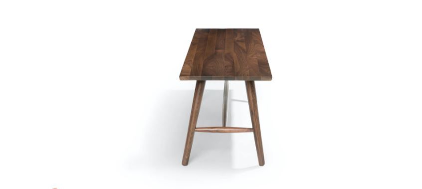 Seno Walnut 55" Bench thumbnail 3