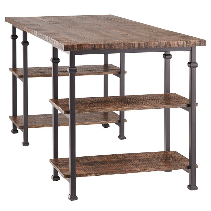 Zona Solid Wood Desk thumbnail 2