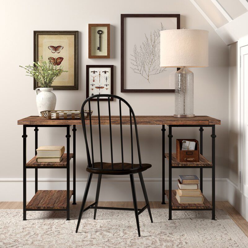 Zona Solid Wood Desk thumbnail 3
