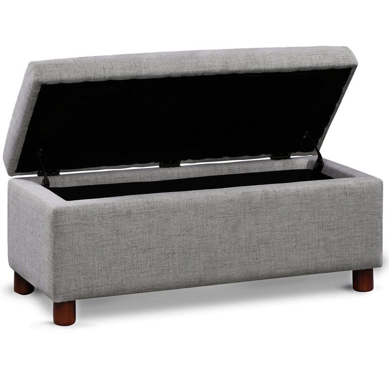 Dulaney Upholstered Flip Top Storage Bench thumbnail 2