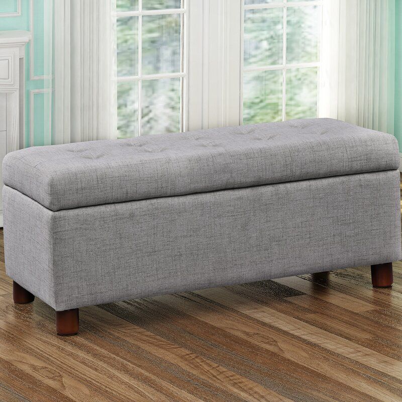 Dulaney Upholstered Flip Top Storage Bench thumbnail 3