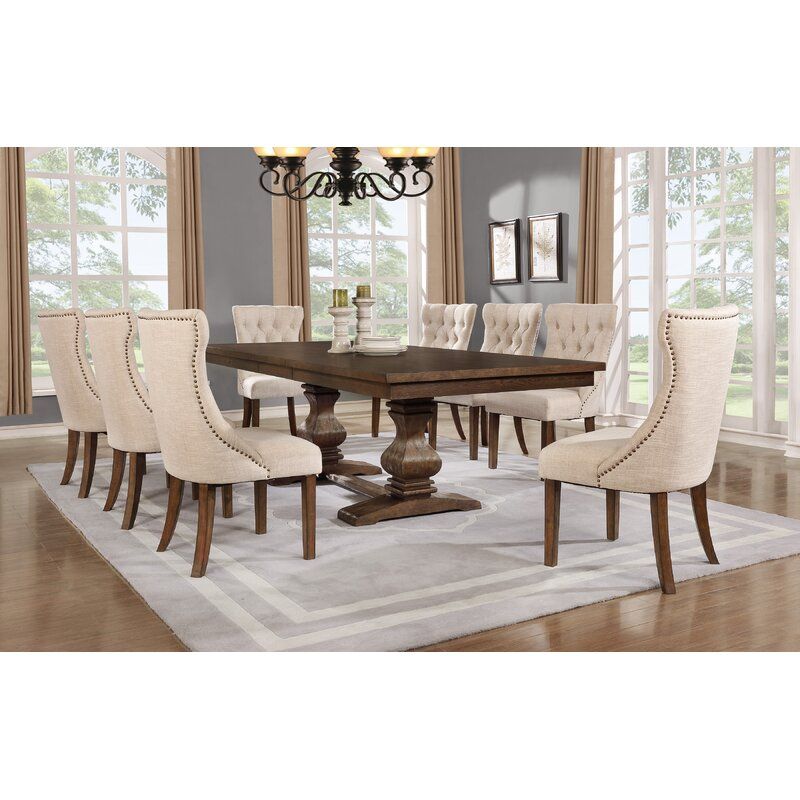 Smithton Extendable Trestle Dining Table thumbnail 6