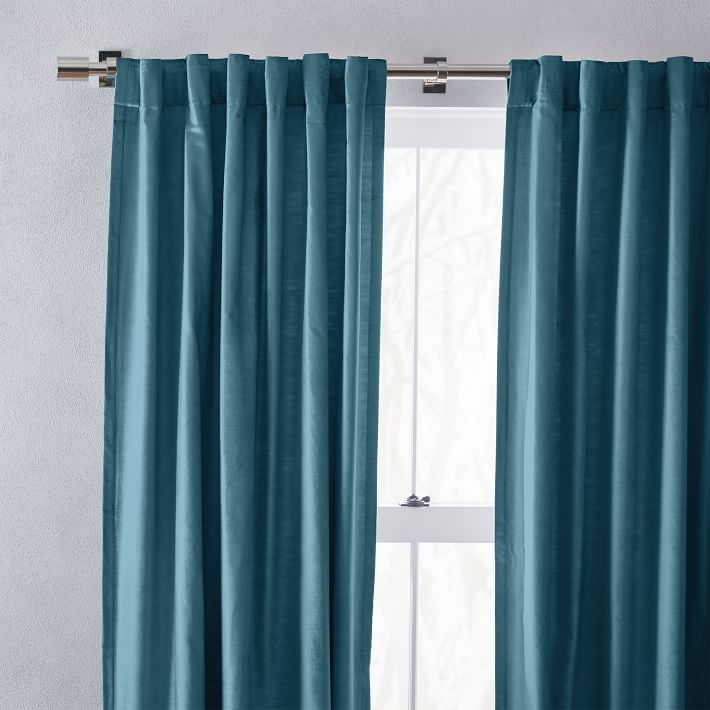 Luster Velvet Curtain Regal Blue thumbnail 3