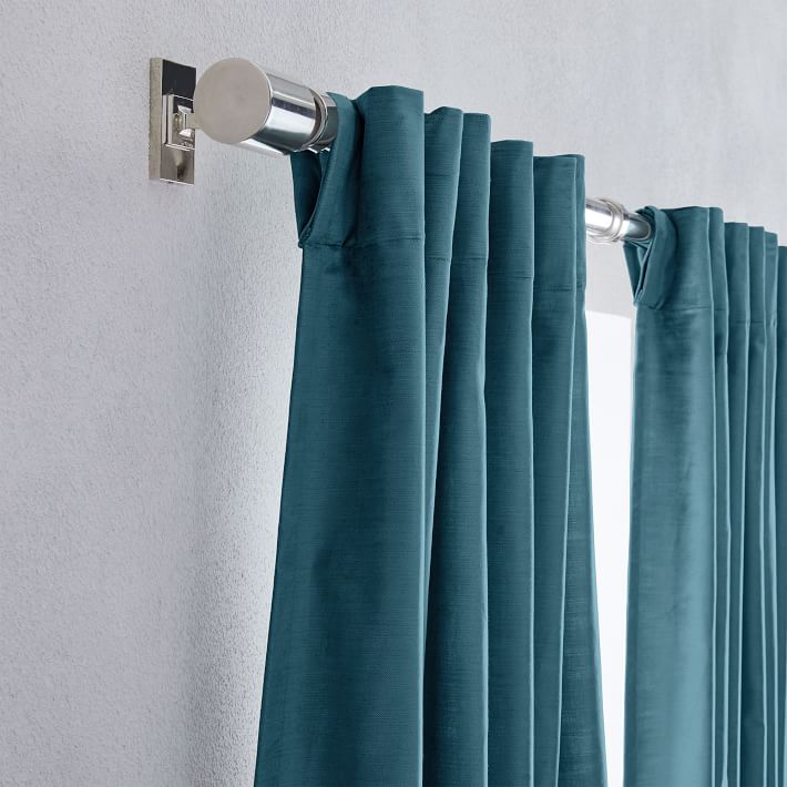 Luster Velvet Curtain Regal Blue thumbnail 4