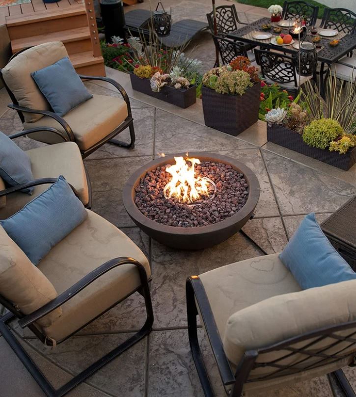Envirostone Propane Outdoor Fire Pit thumbnail 3