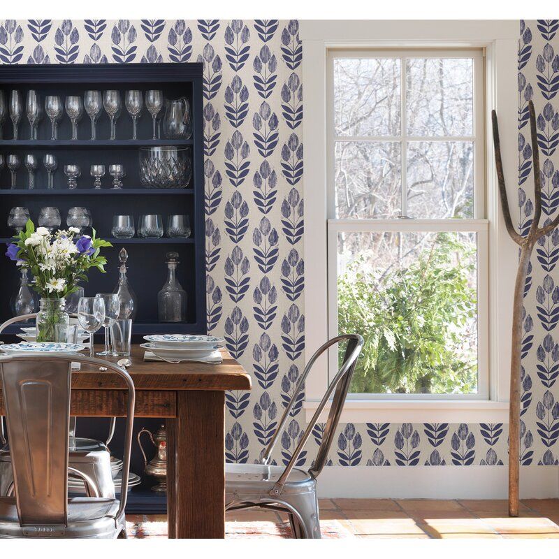 Stonyford Scandinavian Block Tulip Wallpaper Roll thumbnail 2