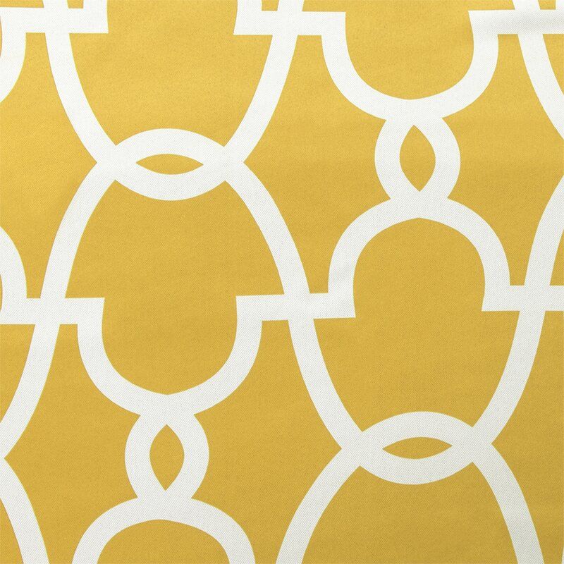 Andish Geometric Room Darkening Thermal Grommet Curtain Panels thumbnail 2