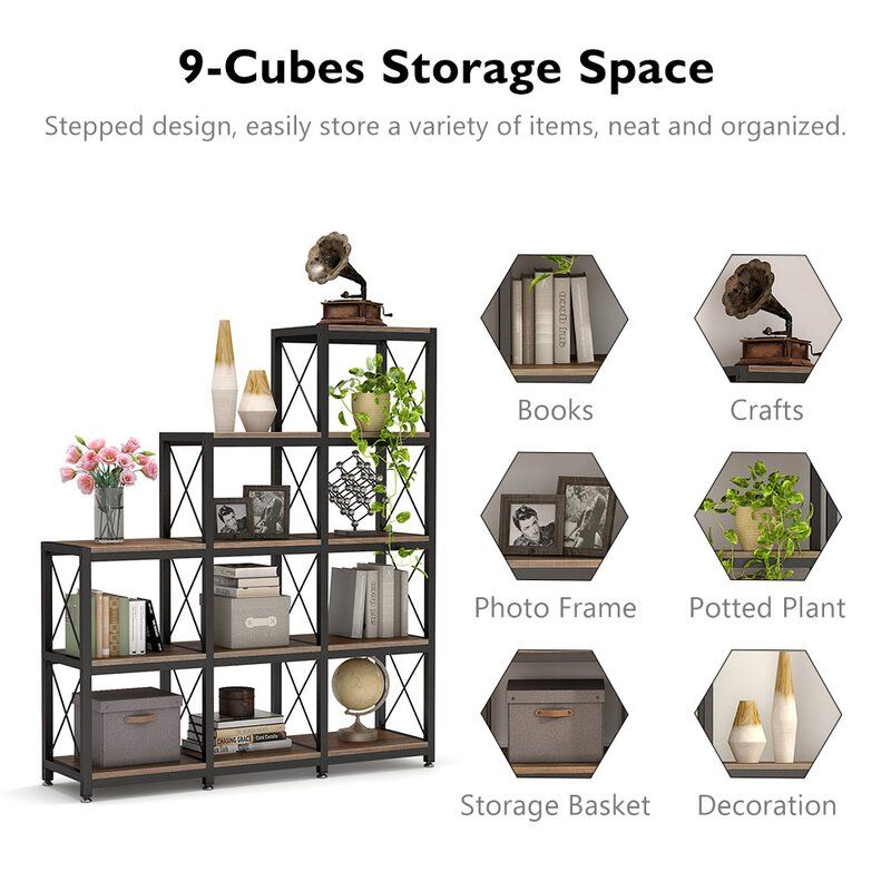 Shipststour Metal Step Bookcase thumbnail 4