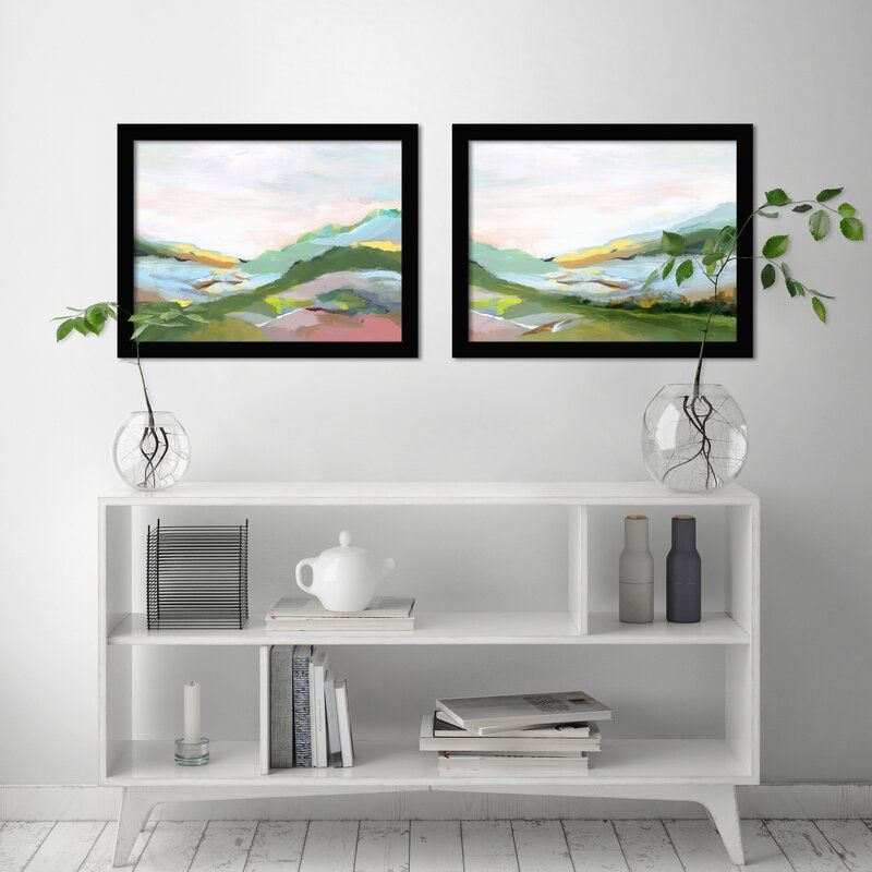 Highland 2 Piece Wrapped Canvas with Frame thumbnail 4