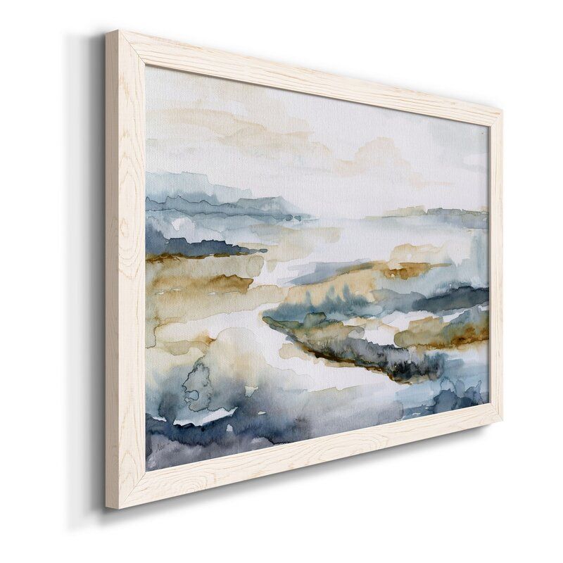 Estuary Painting Print on Canvas With Frame thumbnail 2