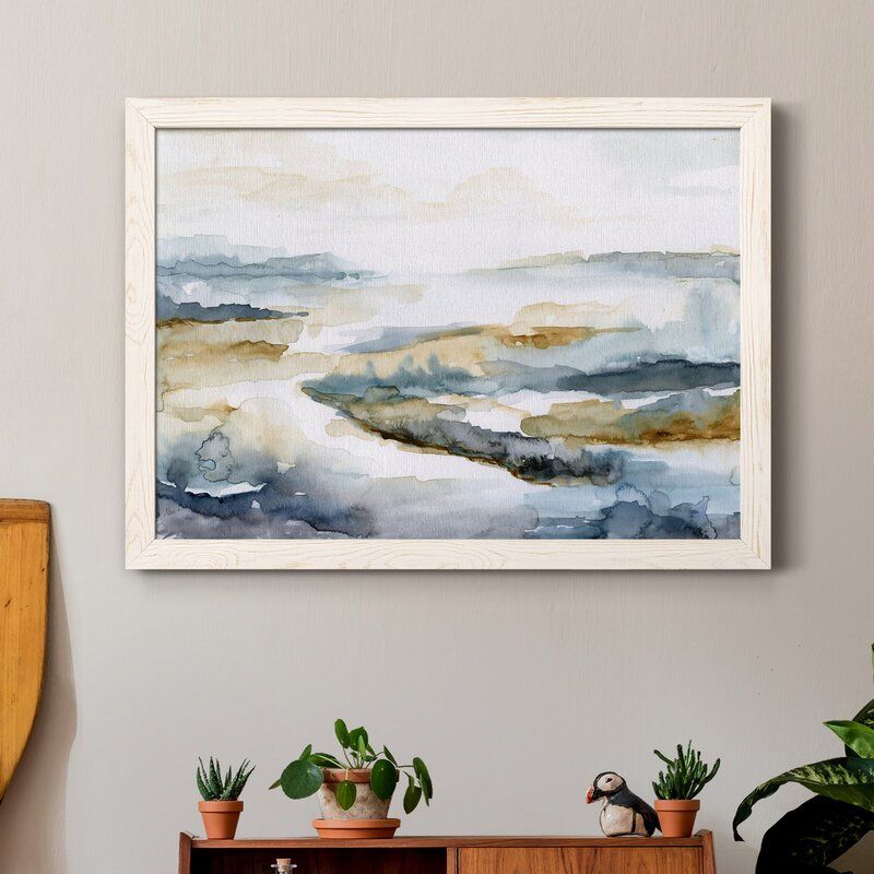 Estuary Painting Print on Canvas With Frame thumbnail 3
