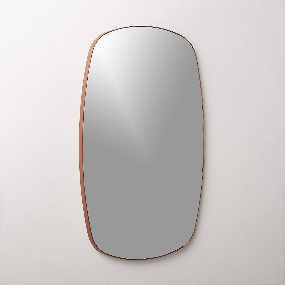 INFINITY WALNUT OBLONG MIRROR thumbnail 3