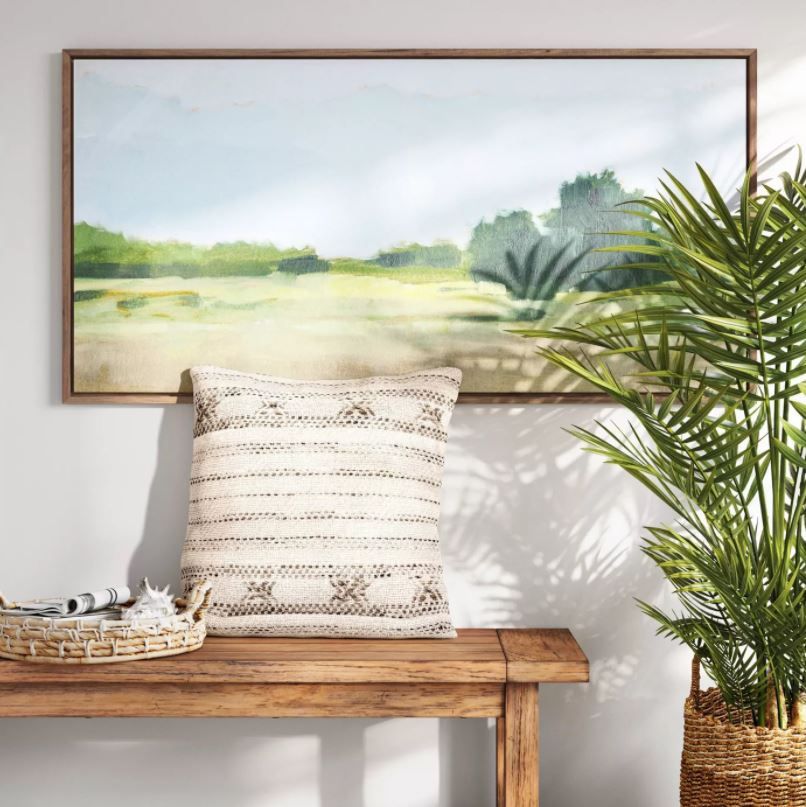 Country Landscape Framed Wall Canvas Framed thumbnail 2