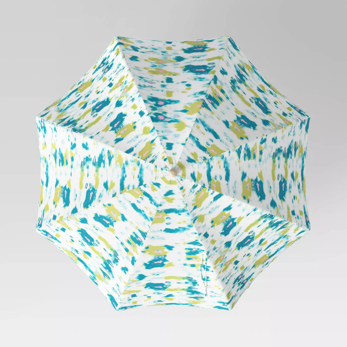 Round Scalloped Fringe Patio Umbrella DuraSeason Fabric thumbnail 2