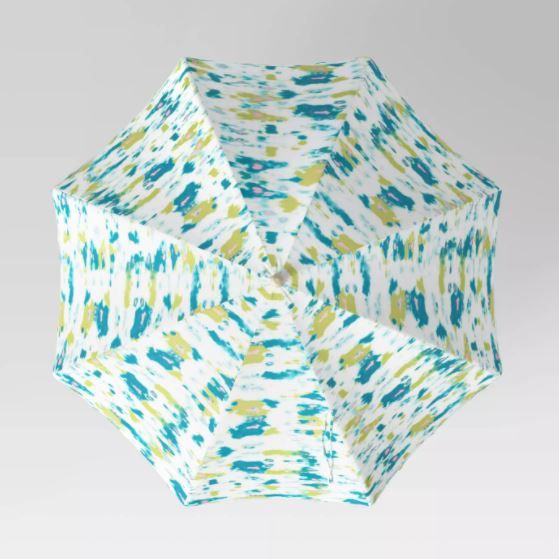 Round Scalloped Fringe Patio Umbrella DuraSeason Fabric thumbnail 4