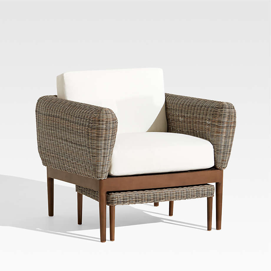 Doren Outdoor Wicker Lounge Chair thumbnail 4