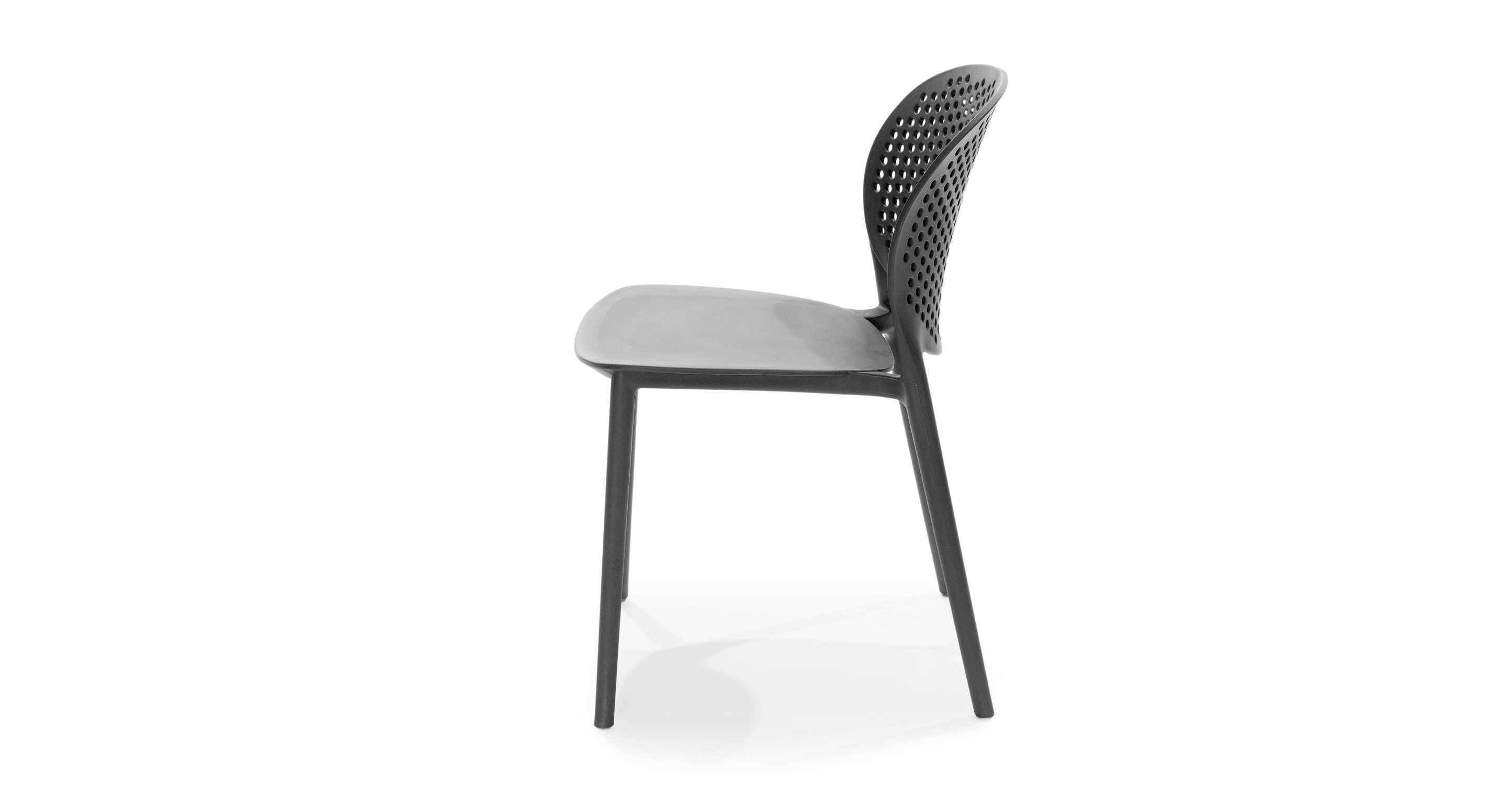 Dot Graphite Dining Chair Set Of 2 thumbnail 2