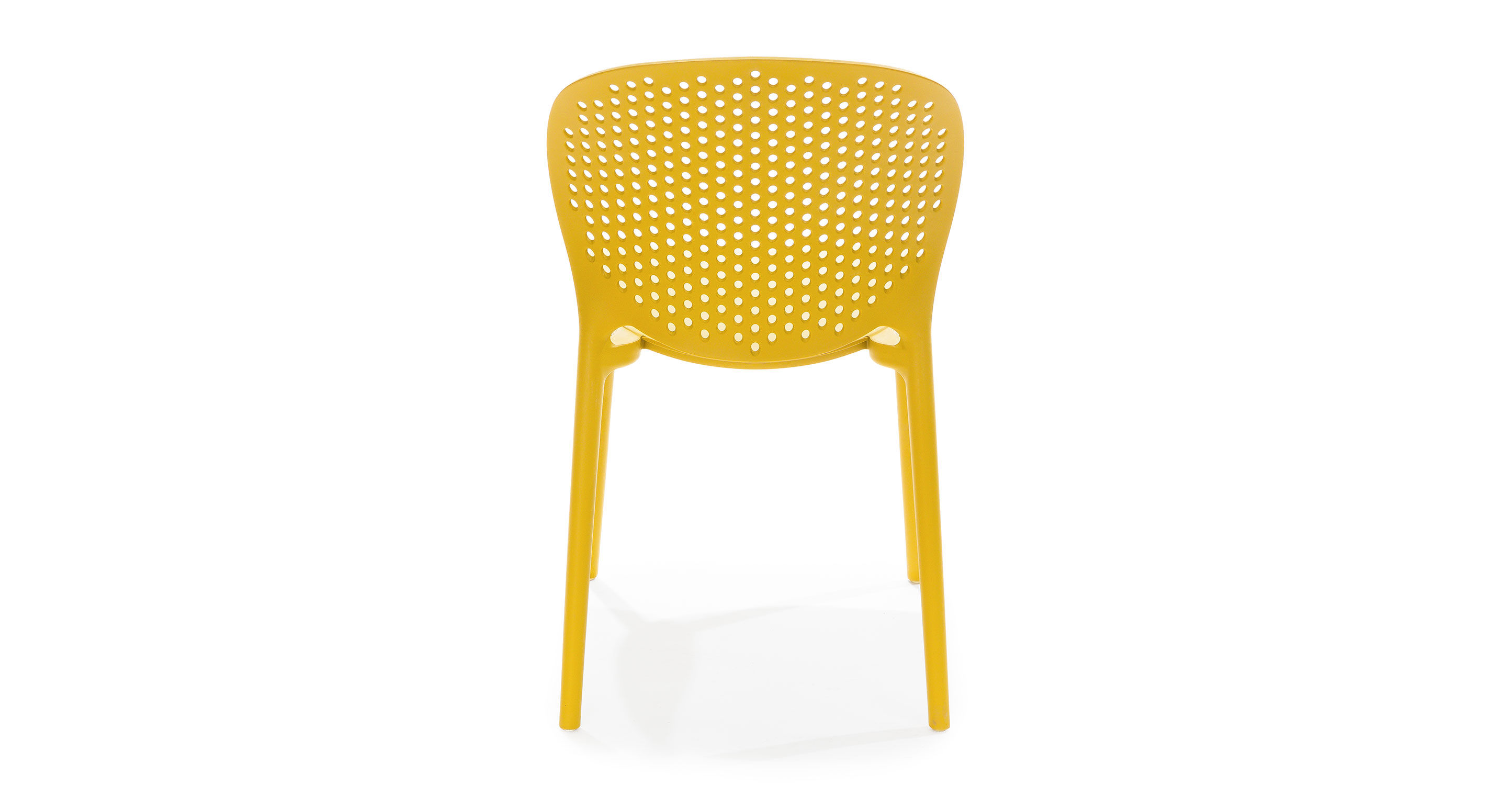 Dot Sun Yellow Dining Chair Set Of 2 thumbnail 4