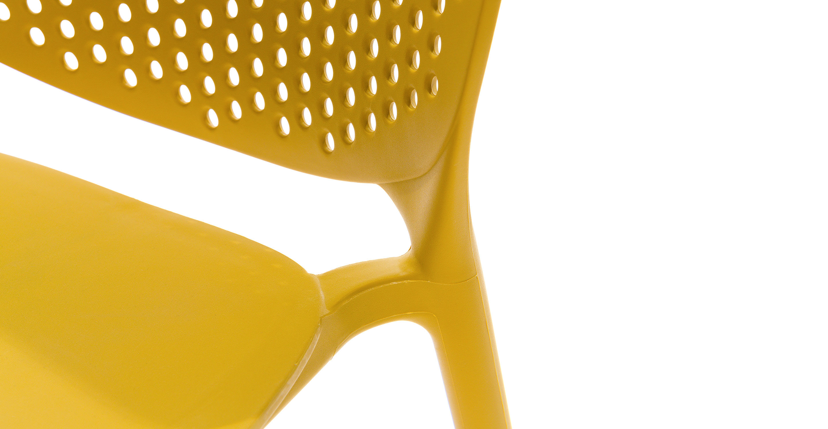 Dot Sun Yellow Dining Chair Set Of 2 thumbnail 6