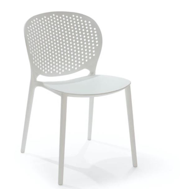 Dot White Dining Chair thumbnail 4