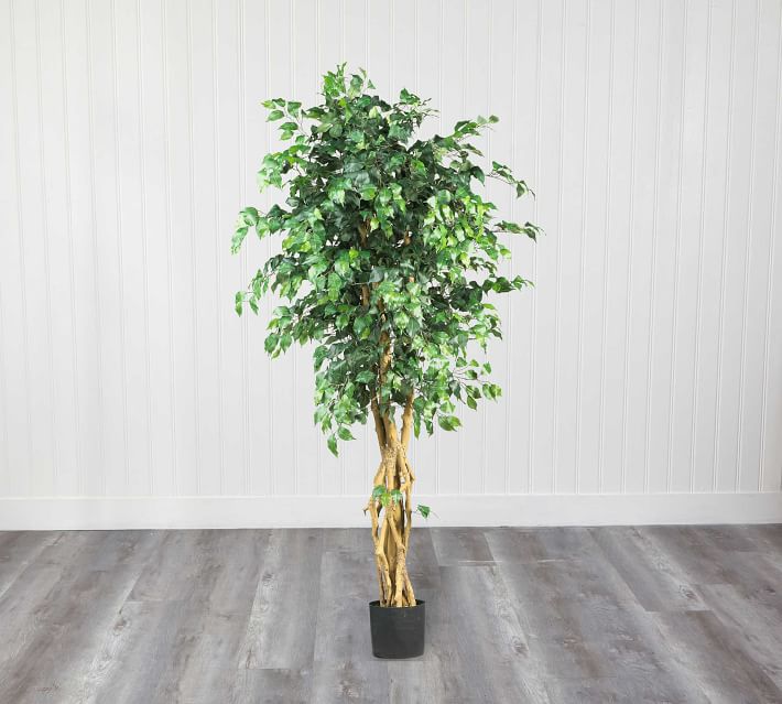 Faux Potted Palace Style Ficus Tree thumbnail 2