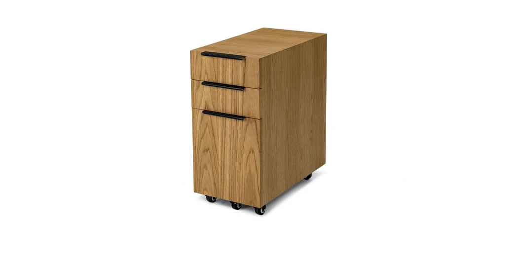Madera Oak File Cabinet thumbnail 2