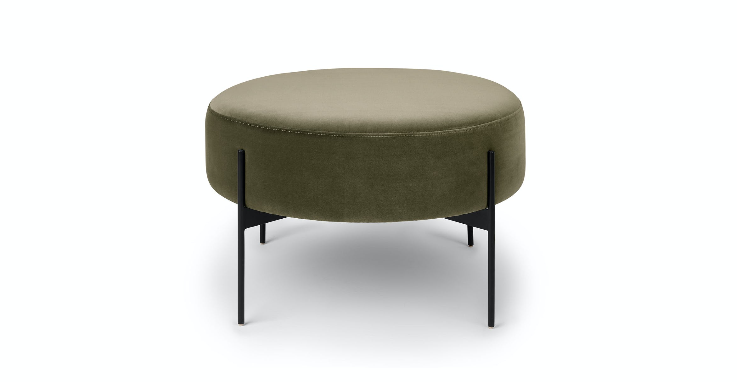Macca Juniper Green Ottoman thumbnail 2