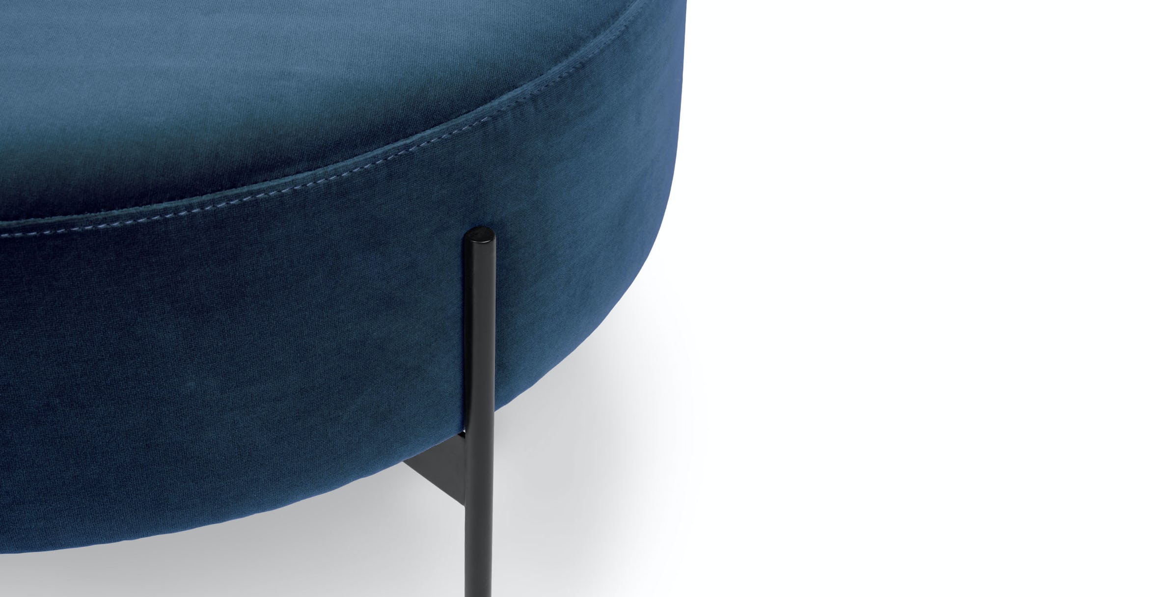 Macca Cascadia Blue Ottoman thumbnail 4