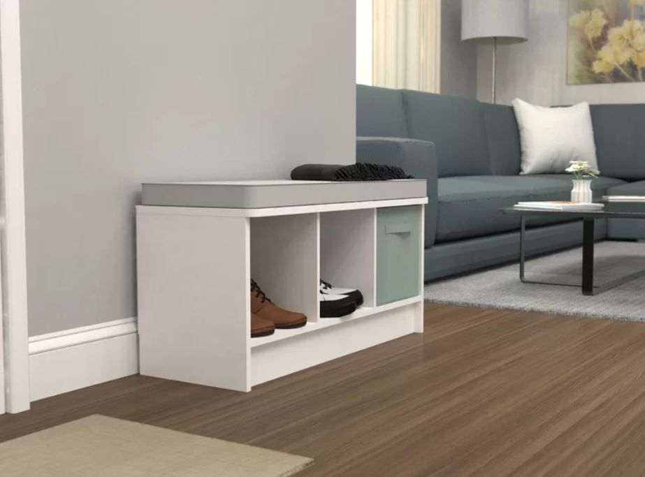 Cubeicals 3 Pair Shoe Storage Bench thumbnail 3