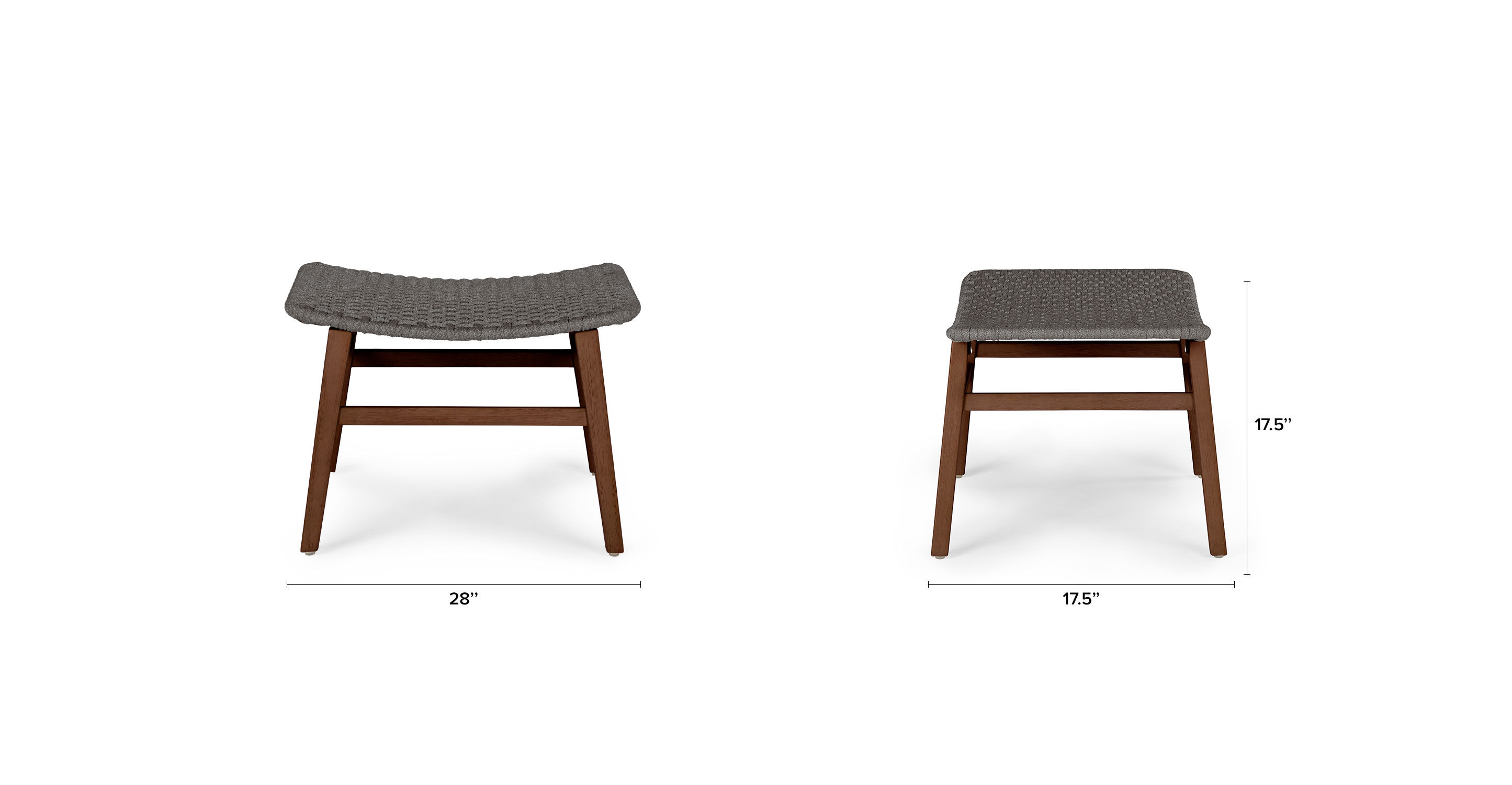 Reni Freckle Gray Ottoman thumbnail 6