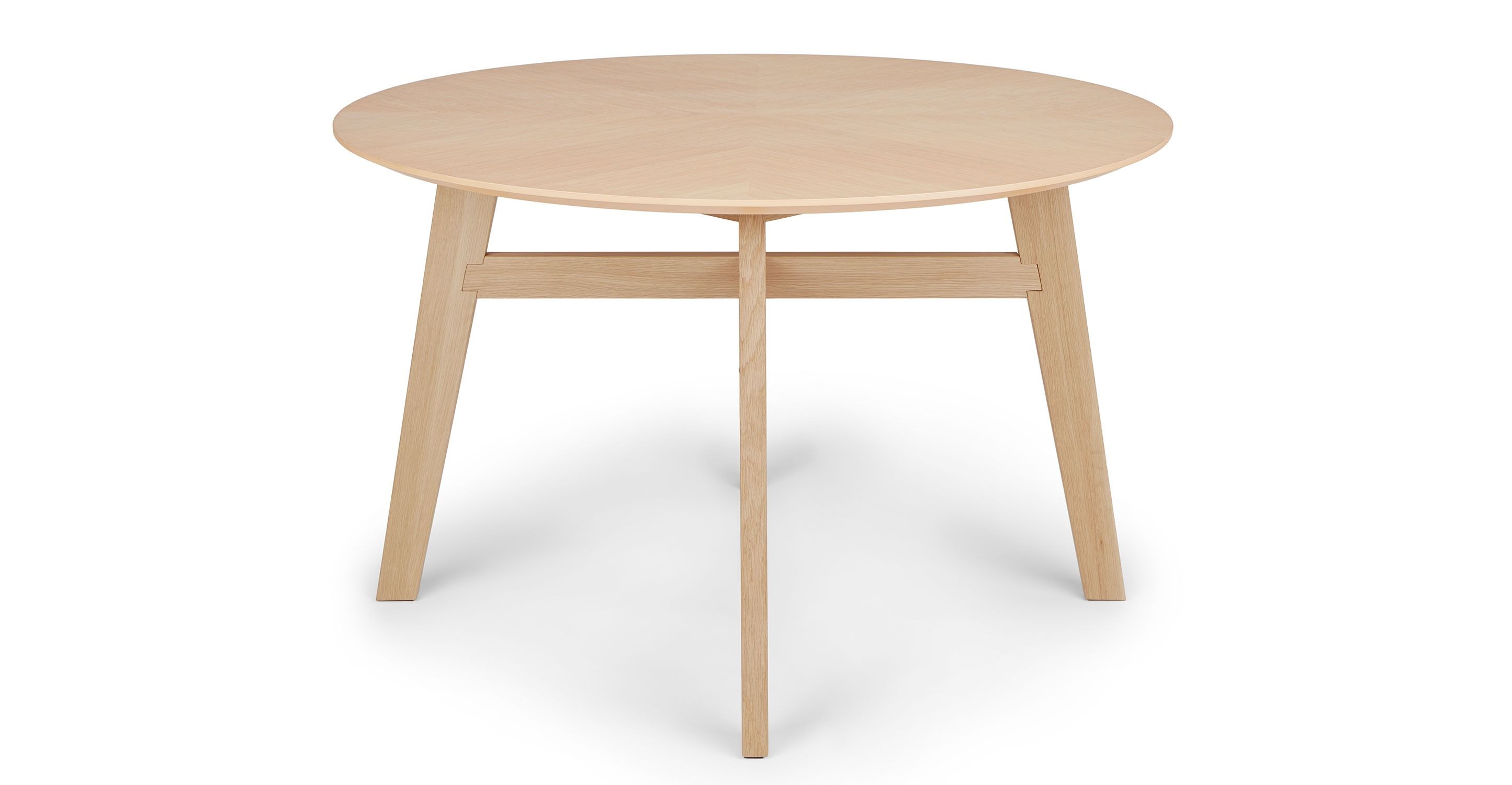 Ventu Light Oak Round Dining Table thumbnail 3