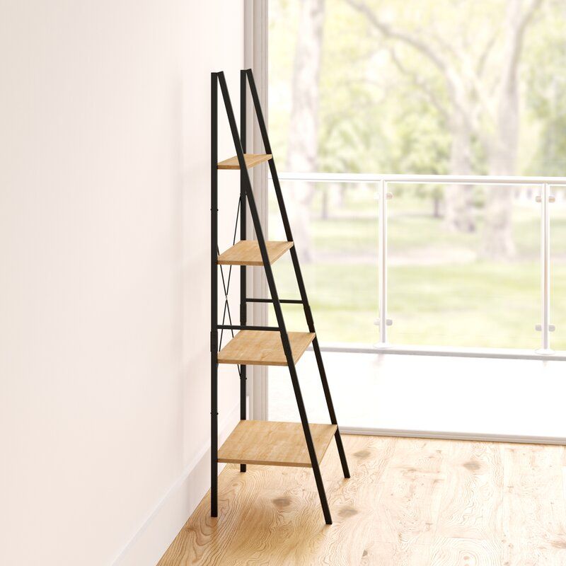 Almanzar Steel Ladder Bookcase thumbnail 4