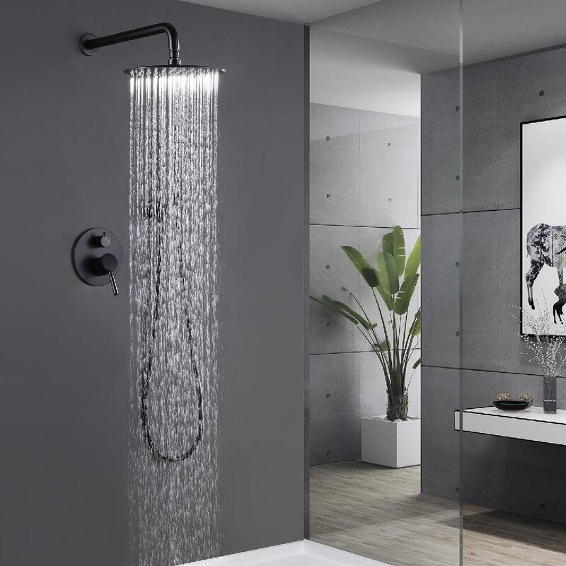 High Pressure Complete Shower System with Rough in Valve thumbnail 3