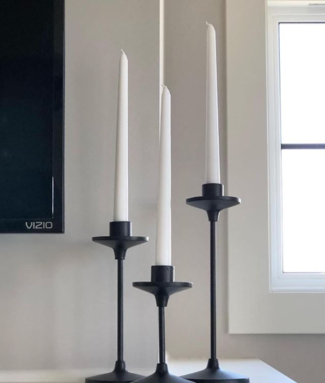 Tapers Metal Candle Holder Black Threshold thumbnail 2